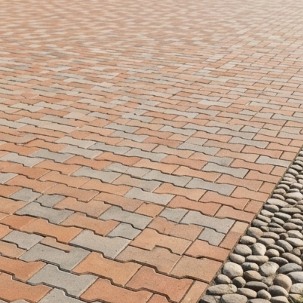 I-Shape paver blocks installed by Star Crete in Karachi