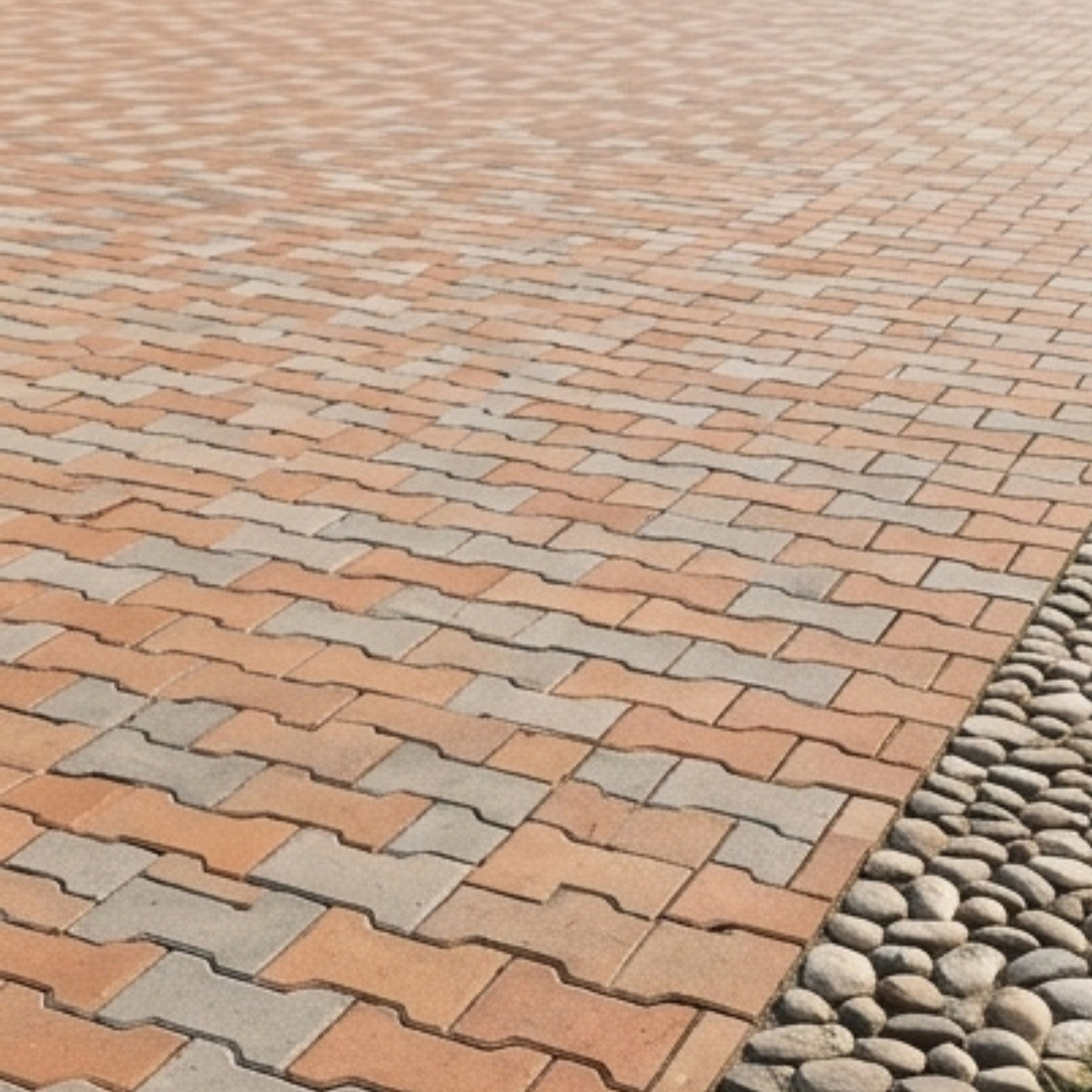 I-Shape paver blocks installed by Star Crete in Karachi