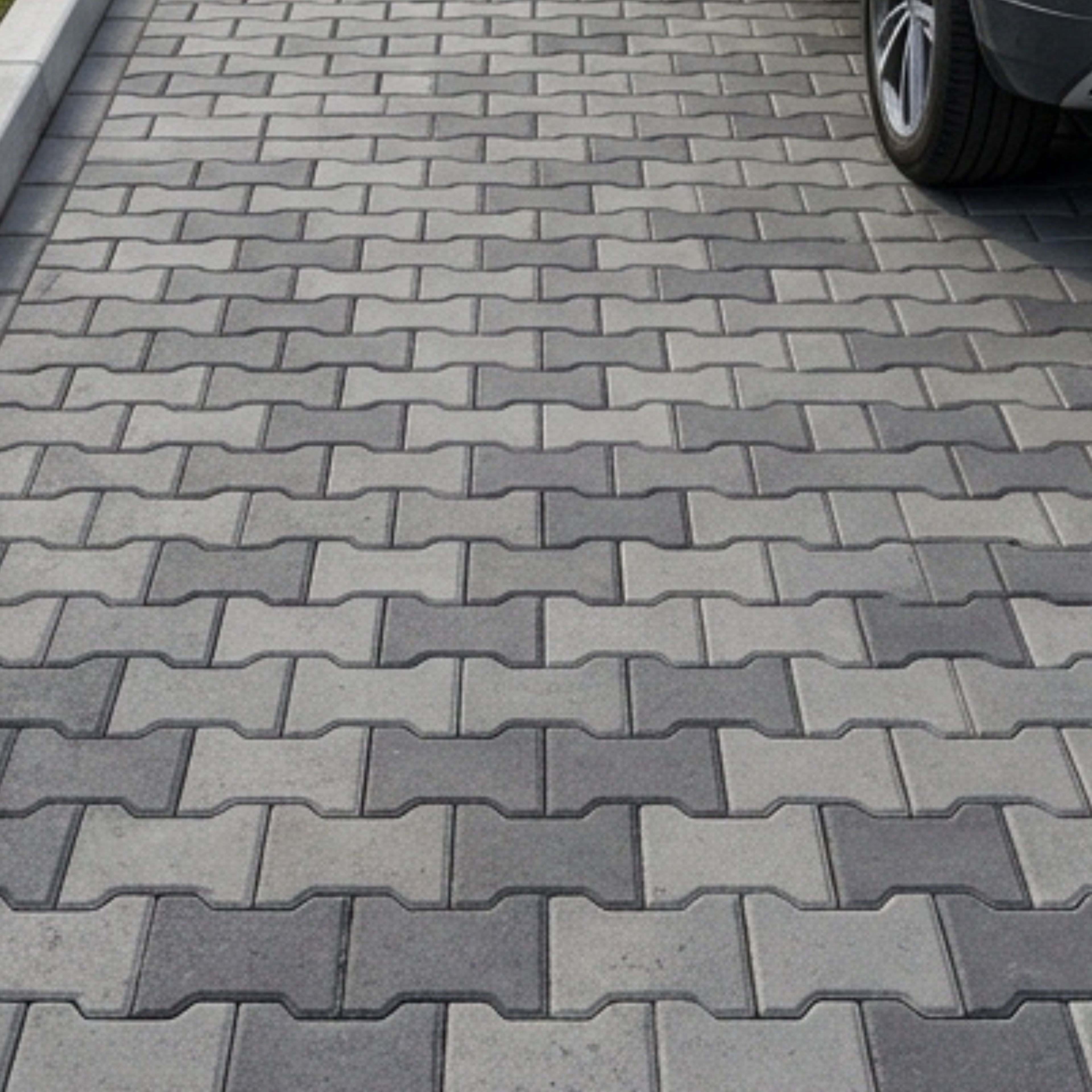 I-Shape paver blocks installed by Star Crete in Karachi