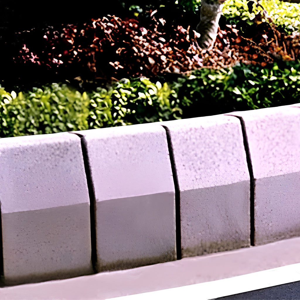 Concrete kerb stone installed by Star Crete in Karachi