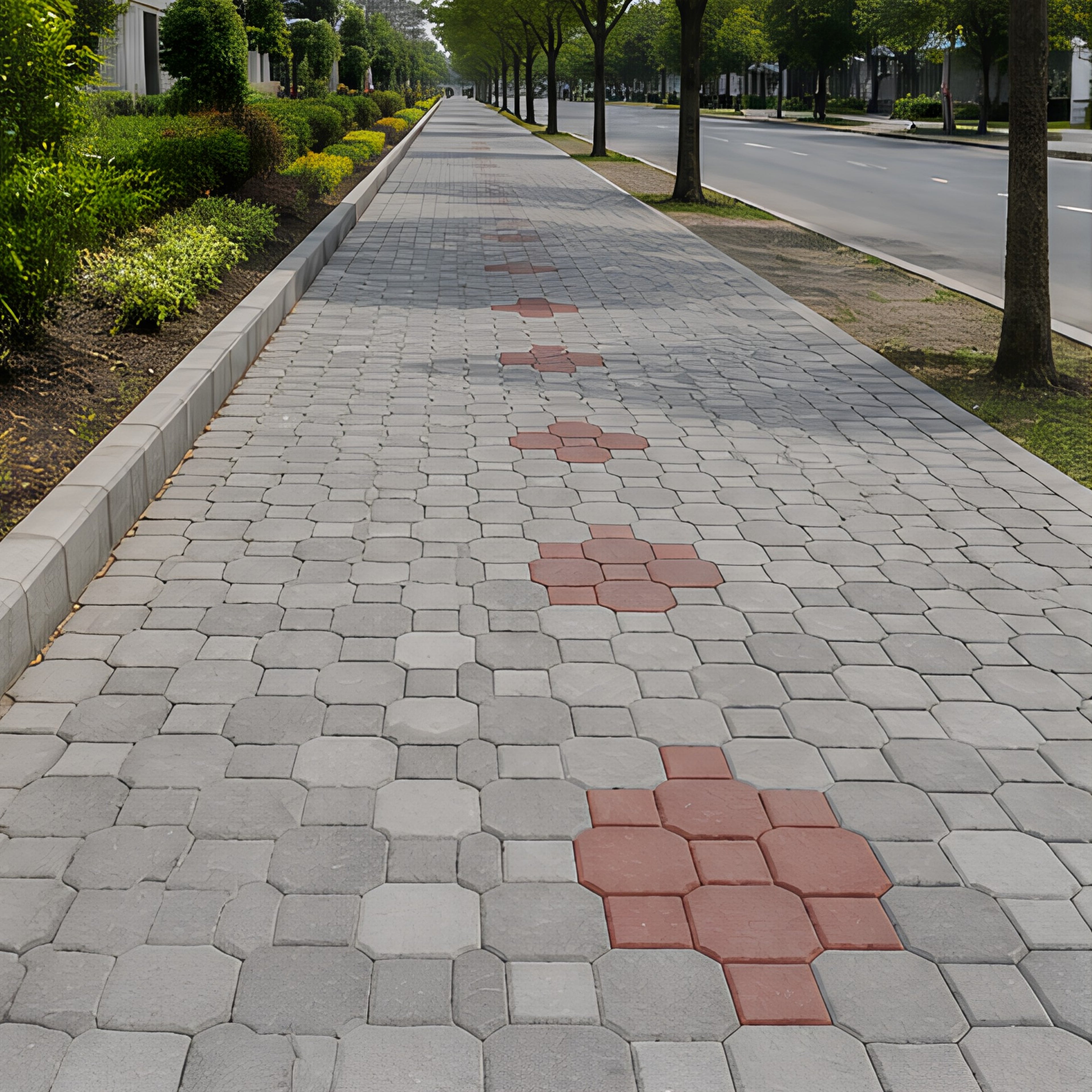 Quadra paver blocks installed by Star Crete in Karachi