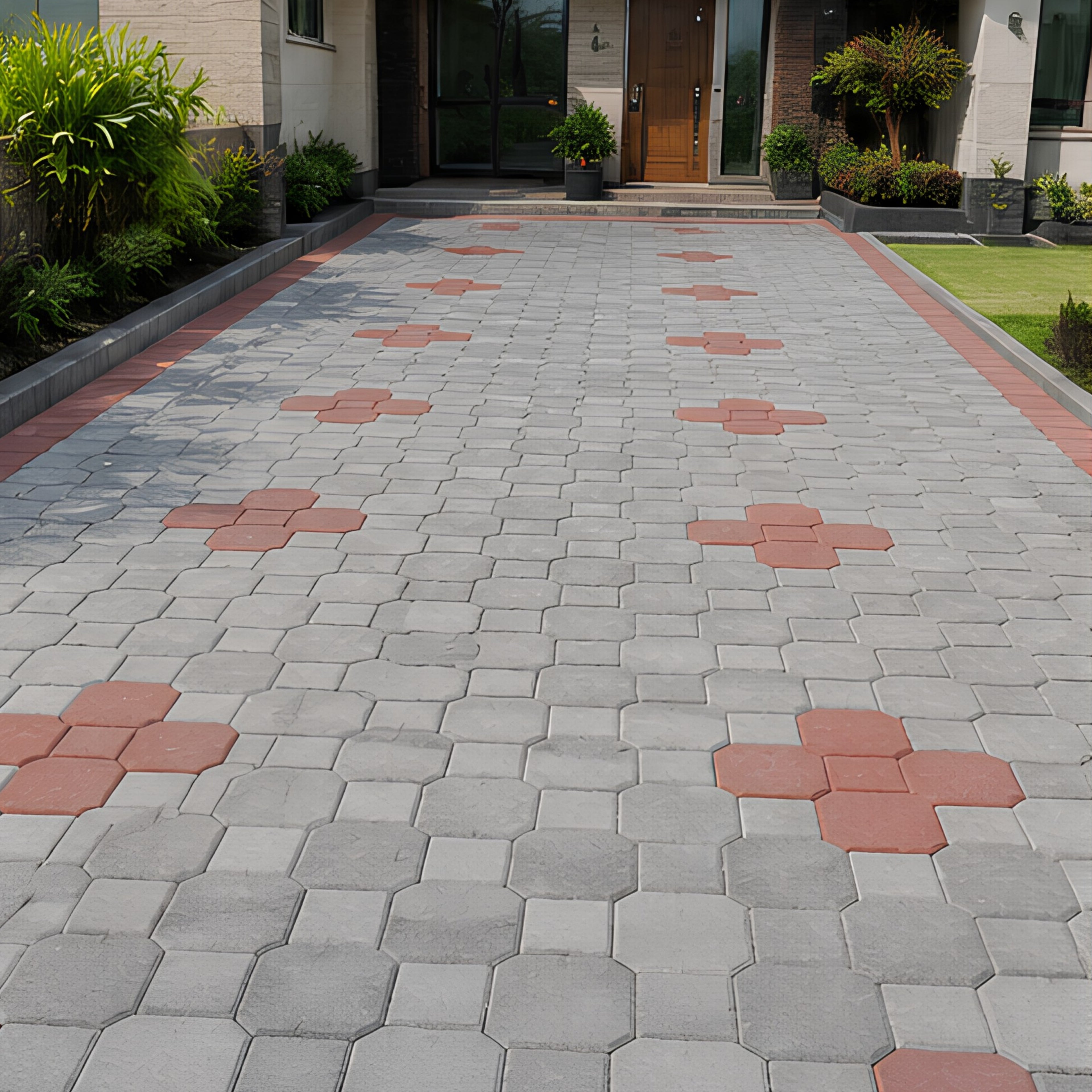 Quadra paver blocks installed by Star Crete in Karachi
