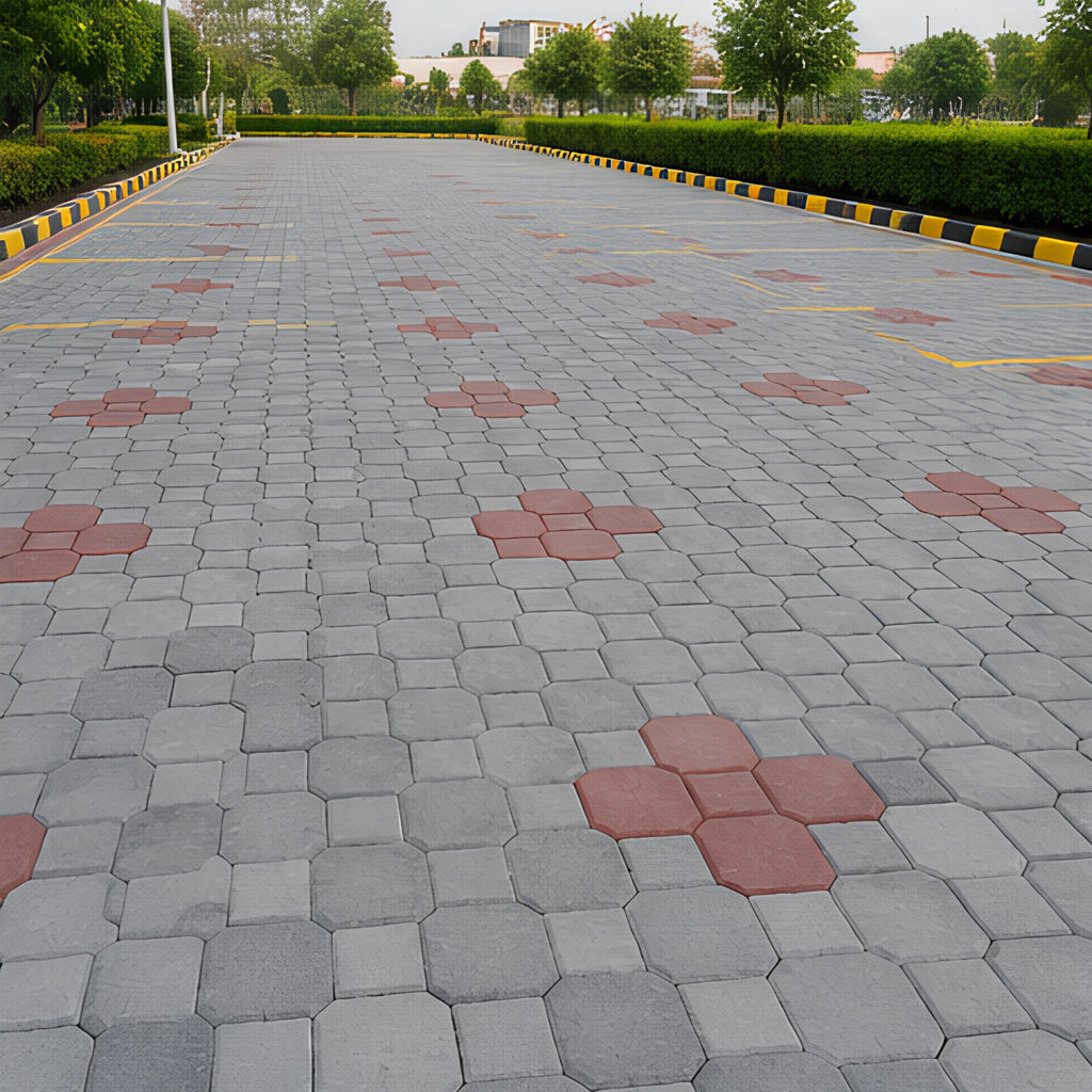 Quadra paver blocks installed by Star Crete in Karachi
