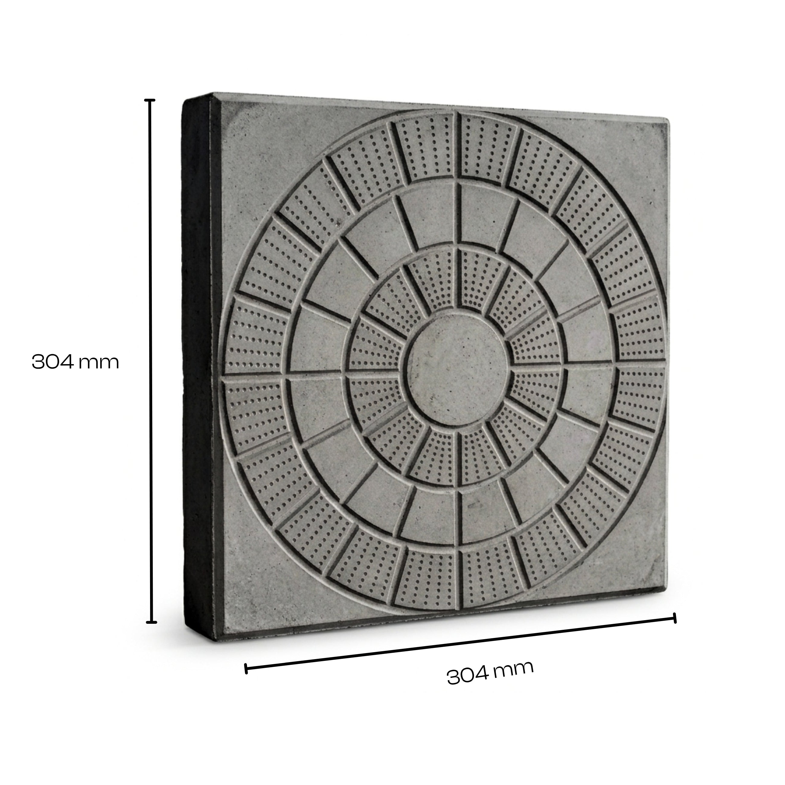 Grey patterned tuff tile 12 x 12 inch, 25 mm thick — Star Crete Karachi